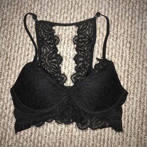 Black lace bralette/bra